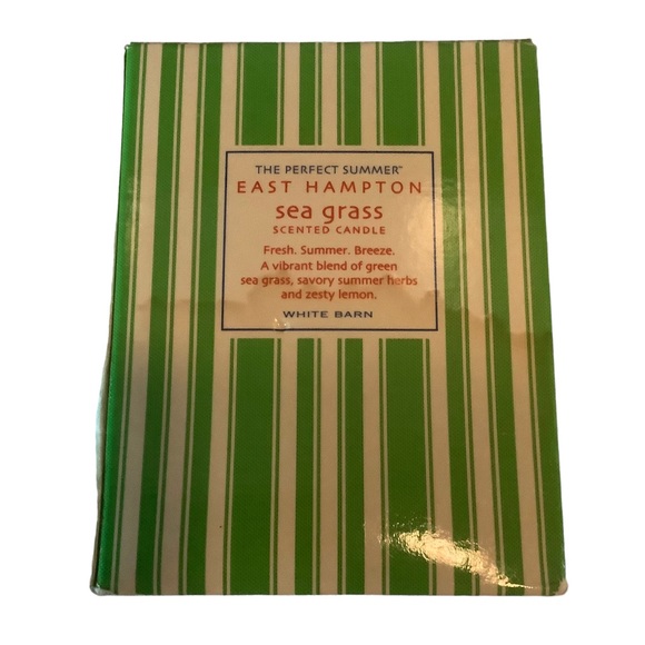New white barn east Hampton sea grass candle 10 oz 60 hours burn time retired - Picture 3 of 3